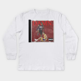 Allen Iverson x Kendrick Lamar x DAMN. Kids Long Sleeve T-Shirt